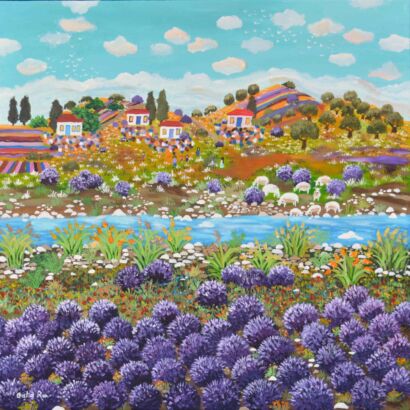 The Blossoms Of Lavender- SOLD