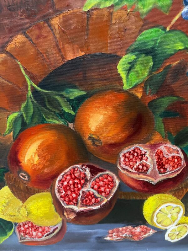 Pomegranates still life - Image 3
