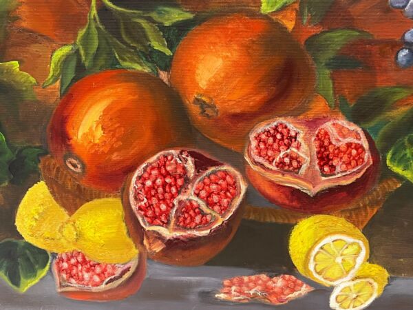 Pomegranates still life - Image 6