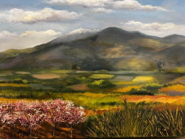 Dip in green - Galilean landscape