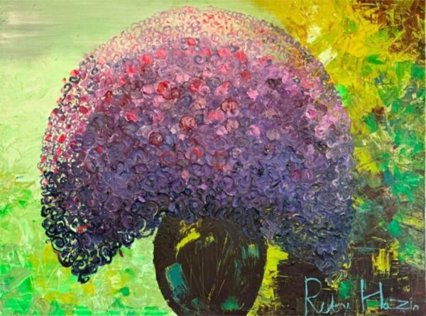 The mystery of the purple wreath