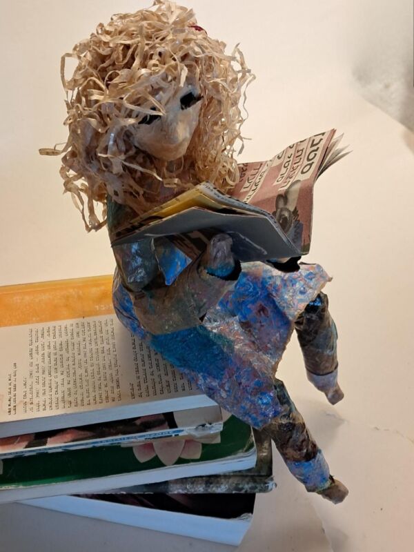 Paper mache figurine