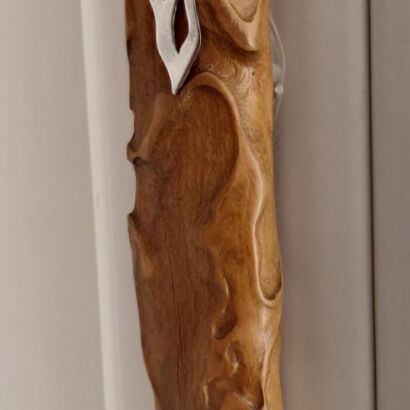 Cypress mezuza case