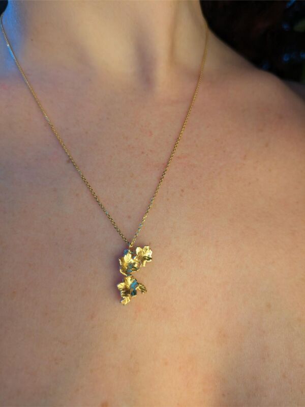 Love-in-a-mist flower pendant - Image 2