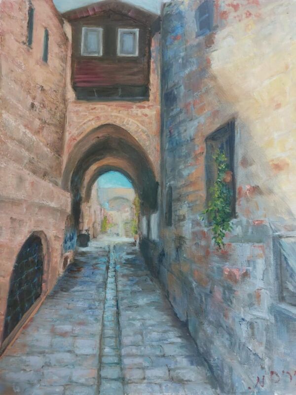 An alley in jerusalem
