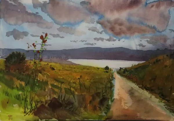 Toward the Kinneret