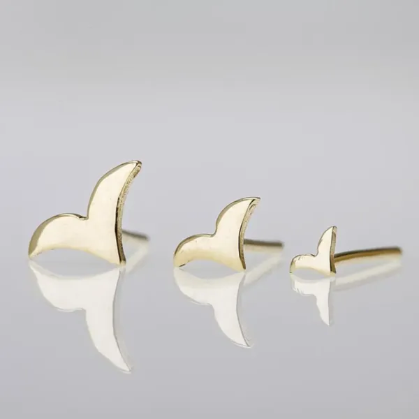 Bird Stud Earrings – Set of 3 - Image 4