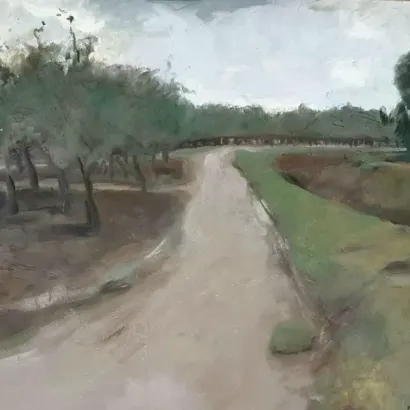 Orchard in the Rain