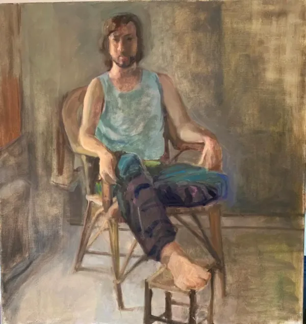 Sitting Young Man